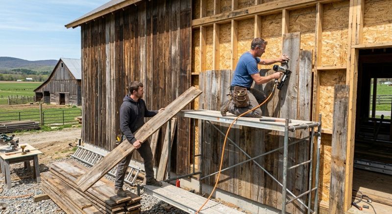 Barn Siding Installation in Sardinia, OH