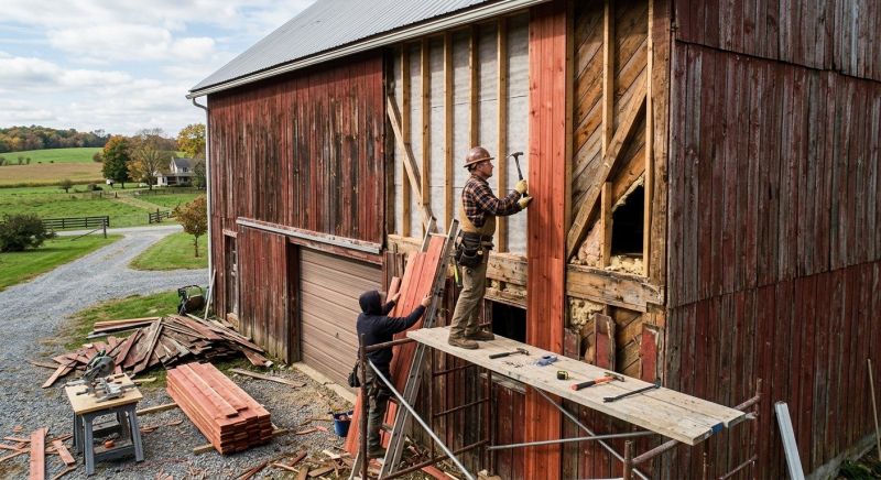 Barn Siding Replacement in Clermont County, OH
