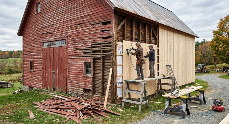 Barn Siding Replacement in Middletown, OH