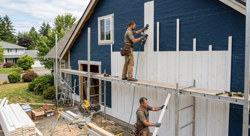 Batten Siding Installation in Williamsburg, OH