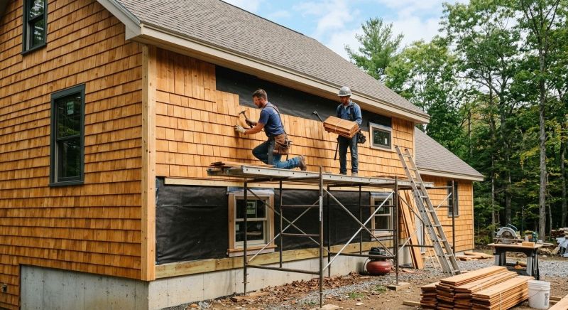 Cedar Siding Installation in Blanchester, OH