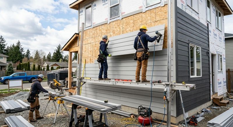Cement Siding Installation in Amelia, OH
