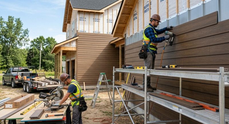 Composite Siding Installation in New Vienna, OH