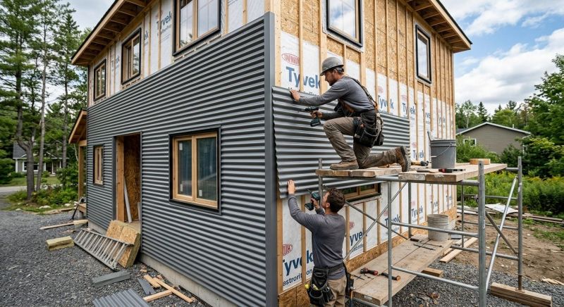 Corrugated Siding Installation in Goshen, OH
