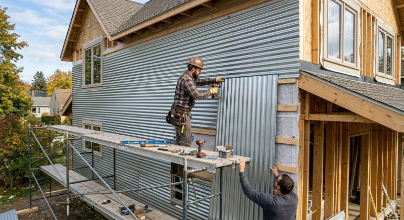 Corrugated Siding Installation in Goshen, OH