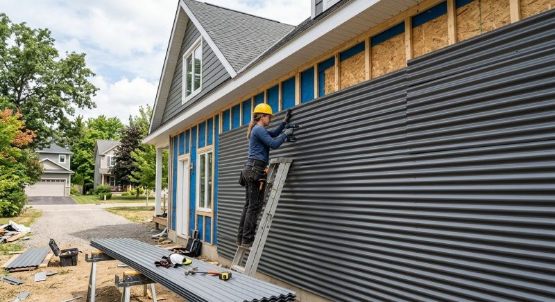 Corrugated Siding Installation in Goshen, OH