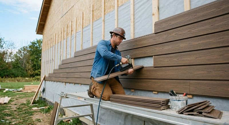 Faux Wood Siding Installation in Bethel, OH