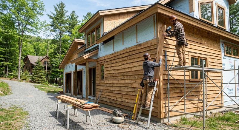 Faux Wood Siding Installation in Butler County, OH