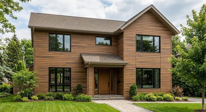 Faux Wood Siding Installation in Middletown, OH