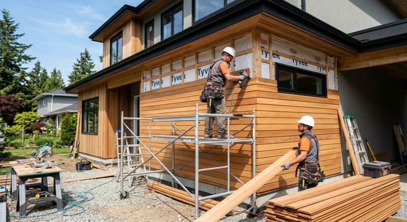 Faux Wood Siding Installation in Middletown, OH