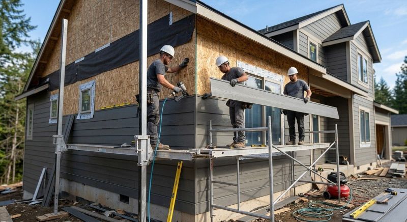Fiber Siding Installation in Blanchester, OH