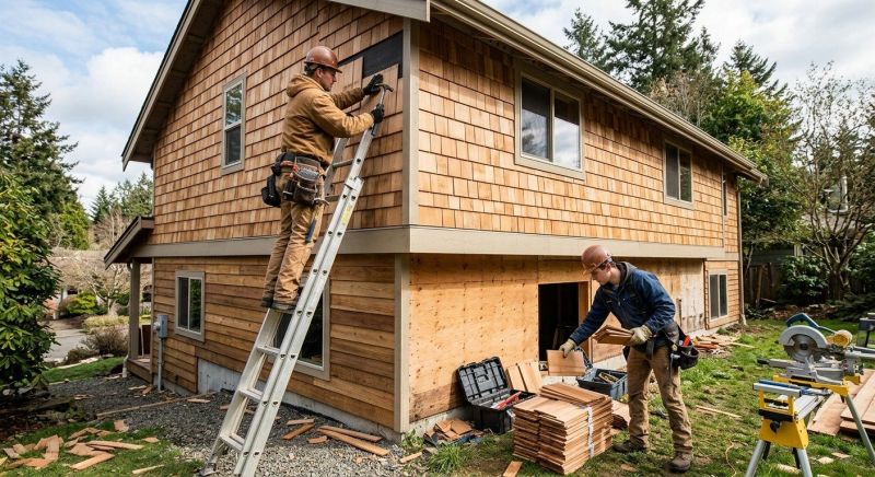 Hardwood Siding Installation in Fayetteville, OH