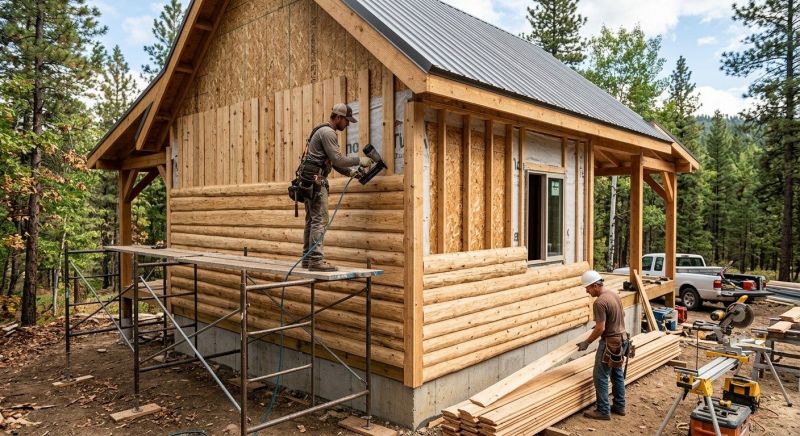 Log Siding Installation in Clarksville, OH