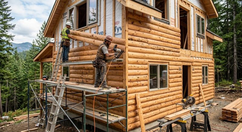 Log Siding Installation in Covington, KY