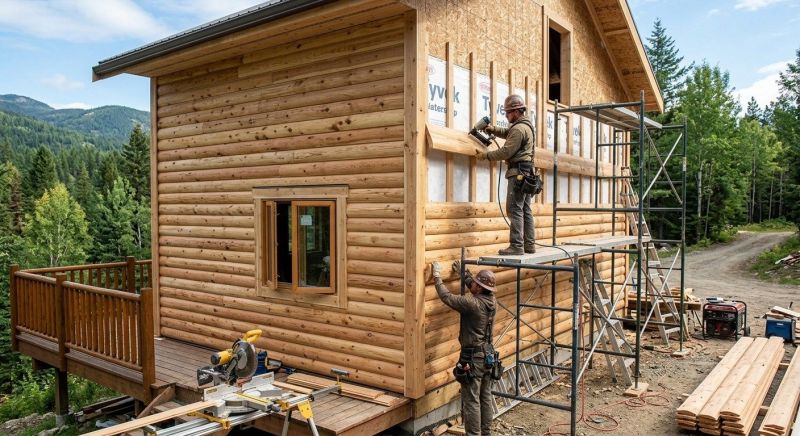 Log Siding Installation in Hamilton, OH