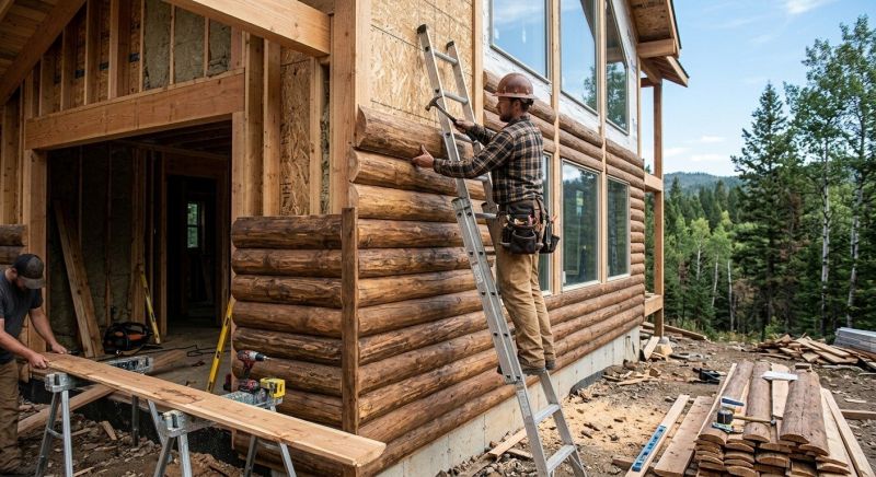 Log Siding Installation in Morrow, OH
