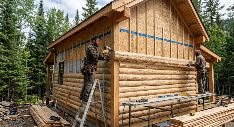 Log Siding Installation in Wilmington, OH