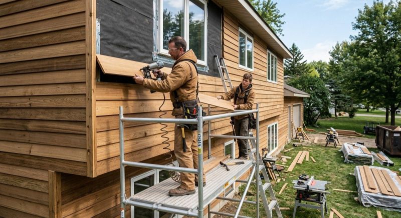 Wood Barn Siding Installation in Goshen, OH