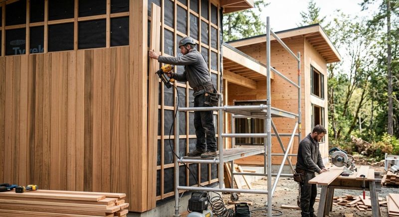 Wood Cladding Installation in Covington, KY