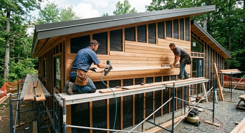 Wood Cladding Installation in Hamilton, OH