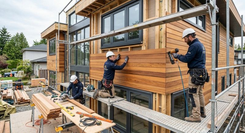 Wood Cladding Installation in Morrow, OH
