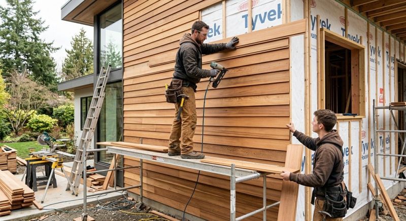Wood Cladding Installation in Sardinia, OH