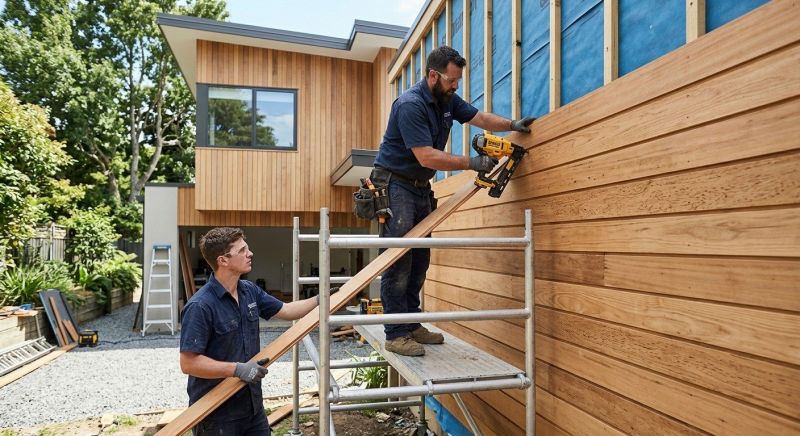 Wood Cladding Installation in Trenton, OH