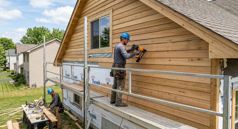 Wood Siding Installation in Amelia, OH