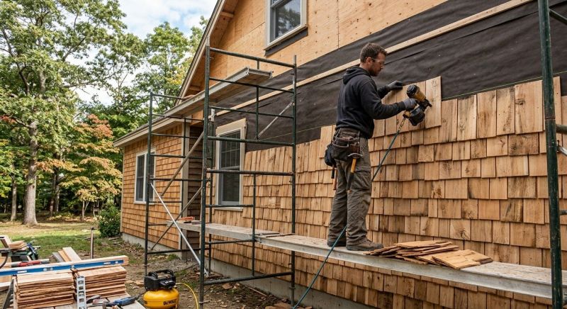 Wood Siding Installation in Amelia, OH