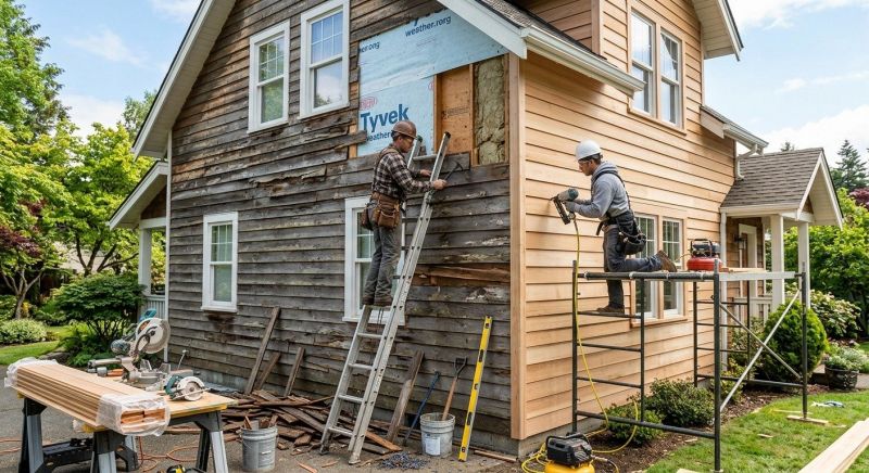 Wood Siding Installation in Loveland, OH